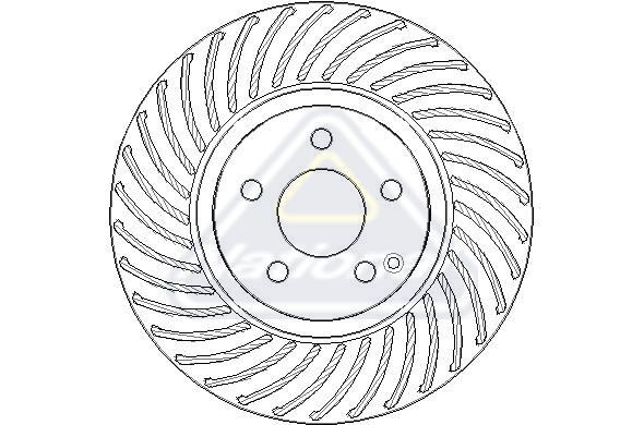 HELLA PAGID ÖN FREN DİSKİ. W204-212. C320-350-E250. (A2044210812)