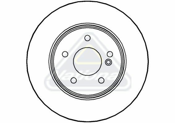 OPTIMAL ARKA FREN DİSKİ 210 KOMP. 203/C320 (A2104230612)