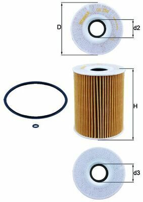 Mahle Knecht Yağ Filtresi M629 (A6291800109)