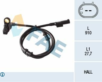 Fae Abs Sensörü Ön Sağ W163 2001 05 (A1635421918)