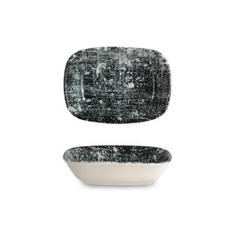 Rinart Porselen Nero Valencia Kare Tabak 14,2x10,3 cm