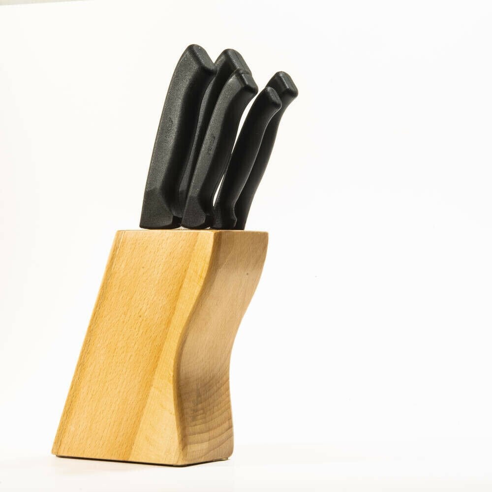 Pirge Ecco Block Knife Set 5 Pcs BLACK - 38410
