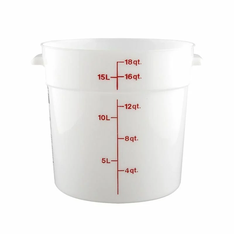 Cambro Polietilen Yuvarlak Saklama Kapları 17,2 lt