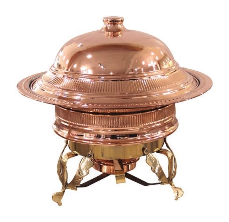 Bakır Tombul Yakıtlı Chafing Dish