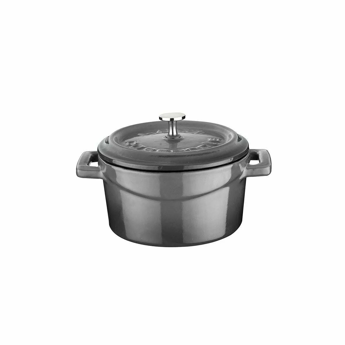 Lava Döküm Mini Tencere 0,35 Lt Gri