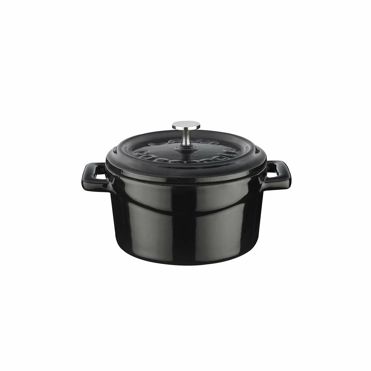 Lava Döküm Mini Tencere 0,35 Lt Siyah