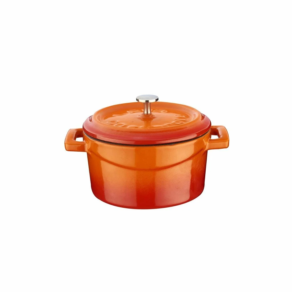 Lava Döküm Mini Tencere 0,35 Lt Turuncu