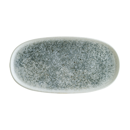 Bonna Lunar Ocean Mavi Hygge Oval Tabak 21 cm
