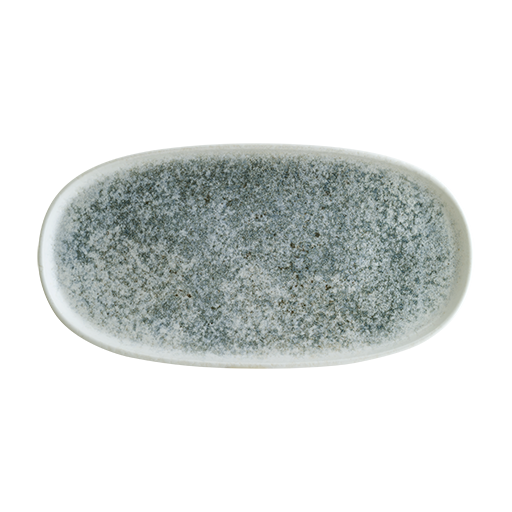 Bonna Lunar Ocean Mavi Hygge Oval Tabak 34 cm