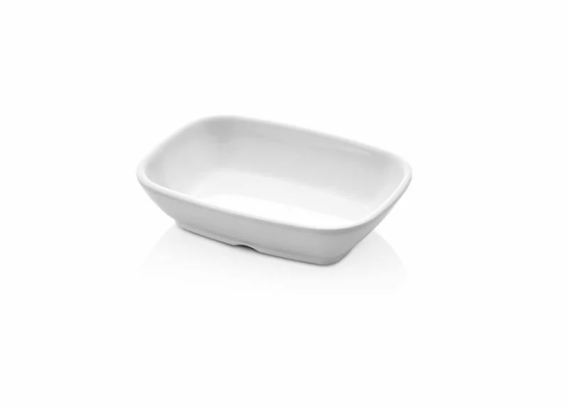 Külsan Melamin Enternasyonal (EO) Kare Kayık Tabak 14,4x10,5 cm