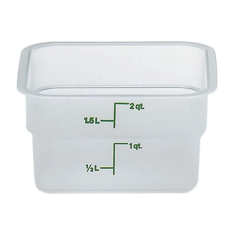Cambro Camsquares® Yarı Saydam Saklama Kapları 1,9 lt