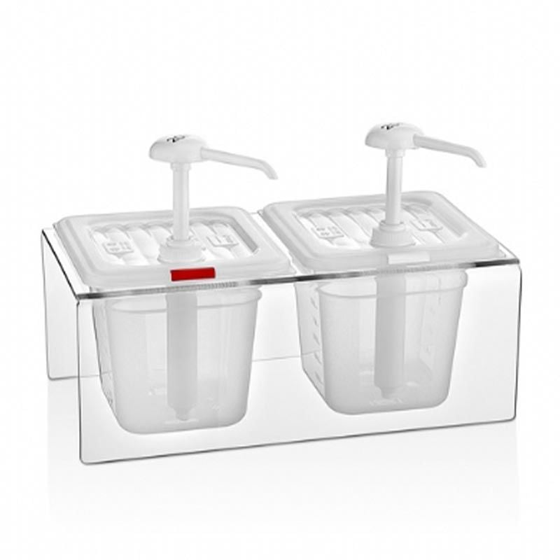 Gastroplast Double Sauce Bowl Set 2x2 LT