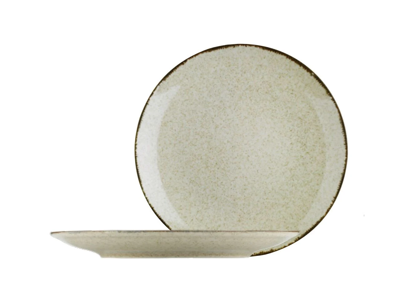 Kütahya Porselen Color X Tarçın Düz Tabak 21 cm