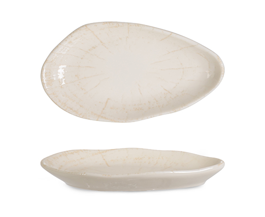 Rinart Porselen Paradiso Kayla Doğal Oval Tabak 33 cm