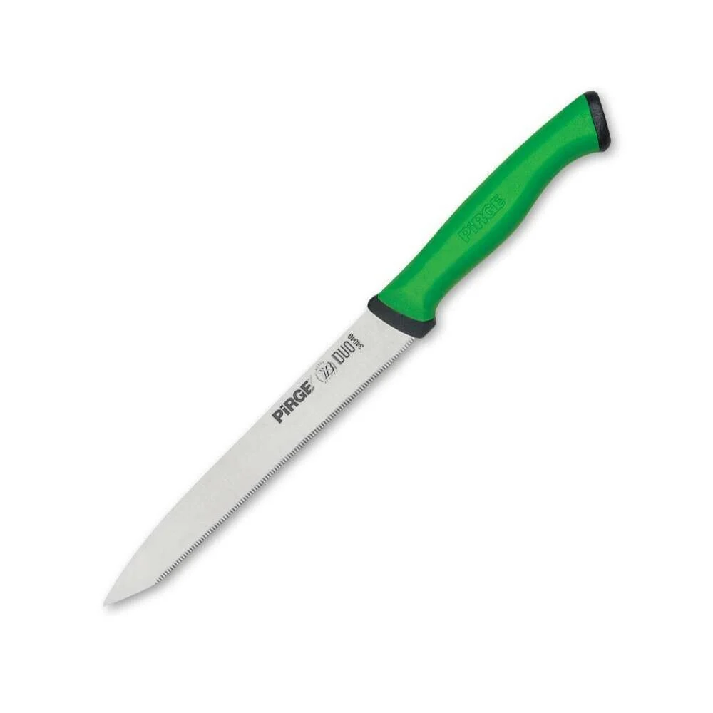 Pirge Duo Sebze Bıçağı Dişli Sivri Sarı 13,5 cm - 34049
