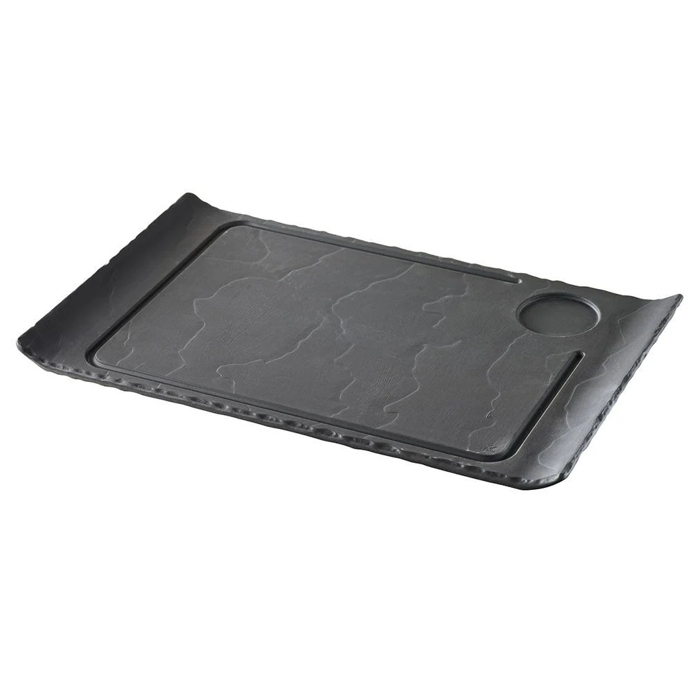 Revol Basalt Siyah Tabak 25x12 cm