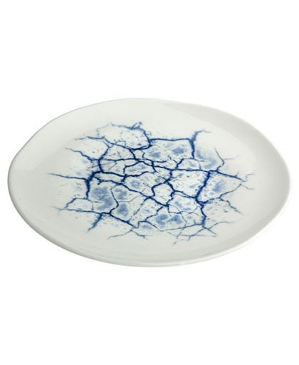 Jumbo Blau Düz Tabak 27 cm