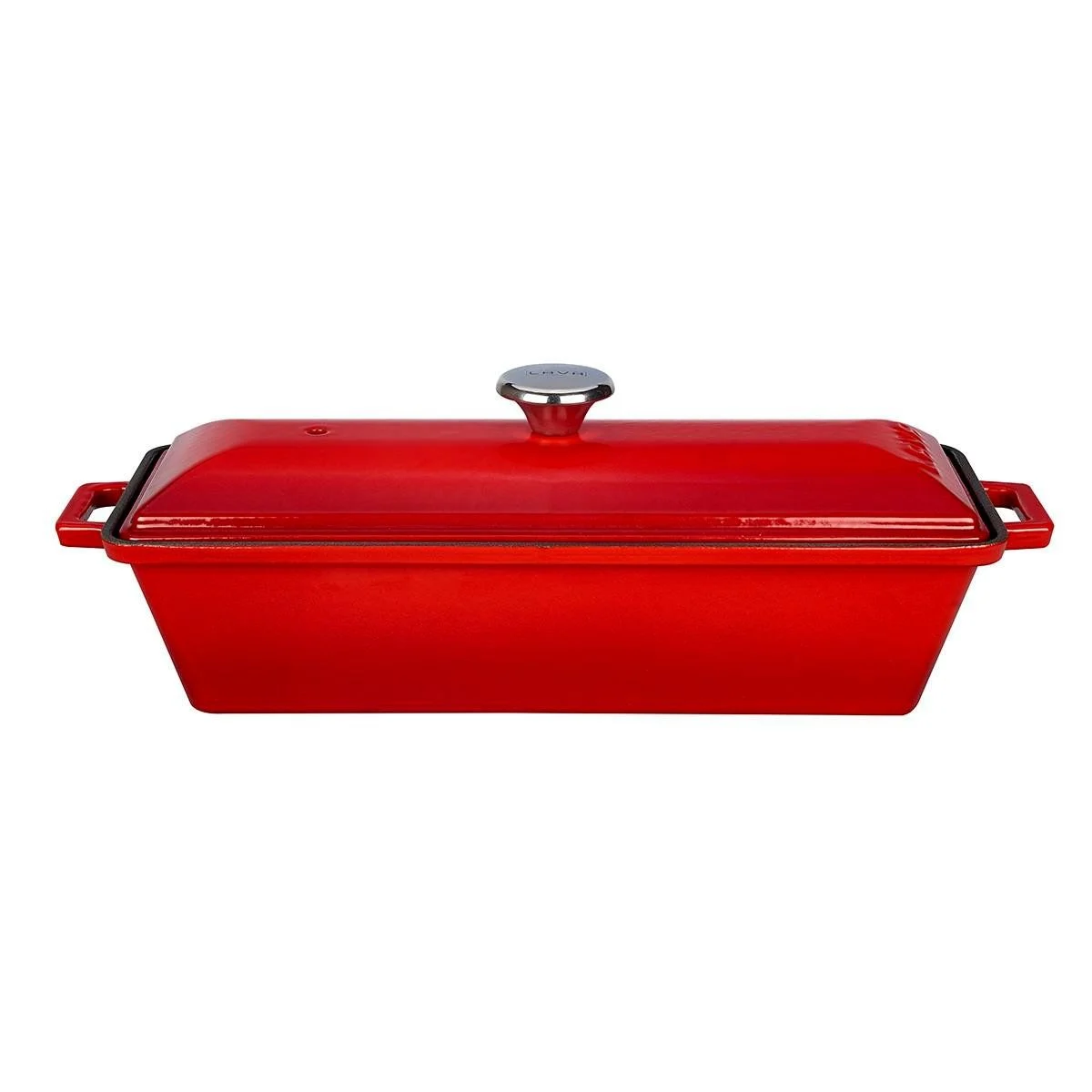 Lava Döküm Ekmek Tenceresi / Terrine Serisi 11x29 cm Kırmızı
