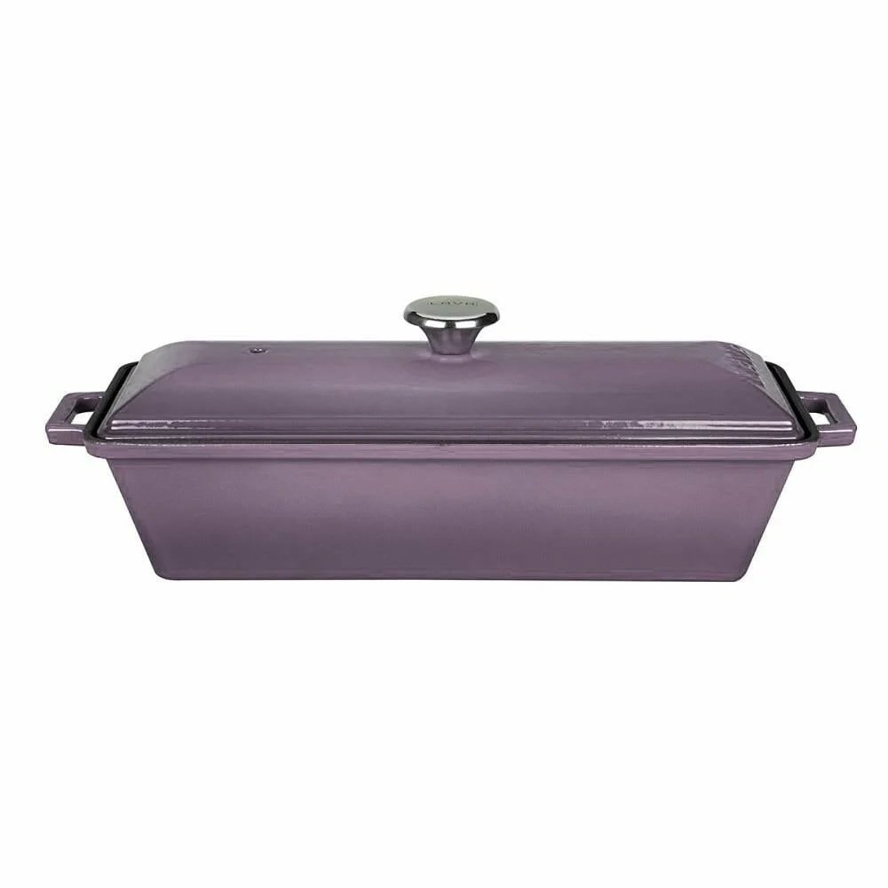 Lava Döküm Ekmek Tenceresi / Terrine Serisi 11x29 cm Mor