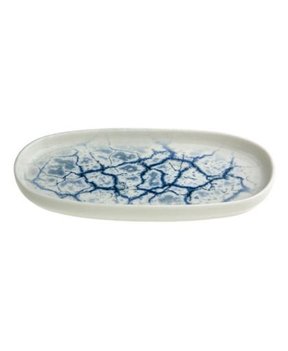 Jumbo Blau Kayık Tabak 22 cm