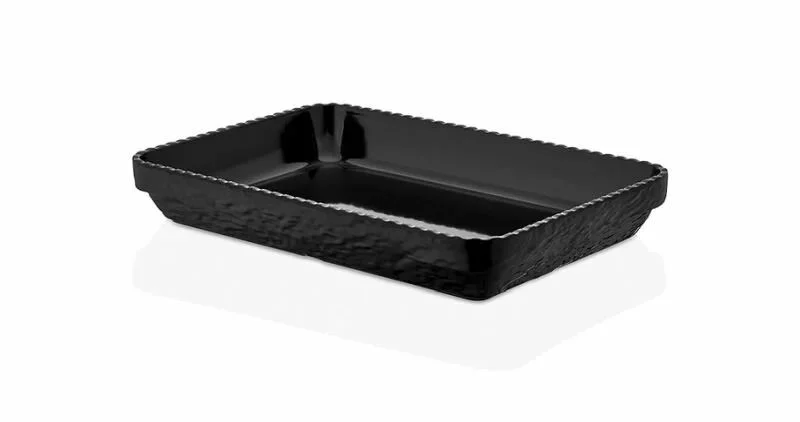 Külsan Olie Servis Tabak Siyah 35,6x24 cm