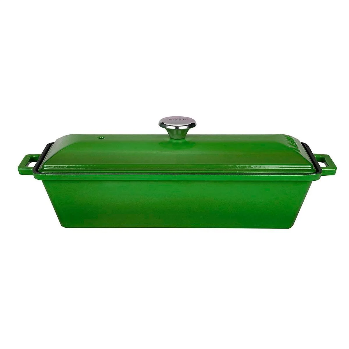 Lava Döküm Ekmek Tenceresi / Terrine Serisi 11x29 cm Yeşil