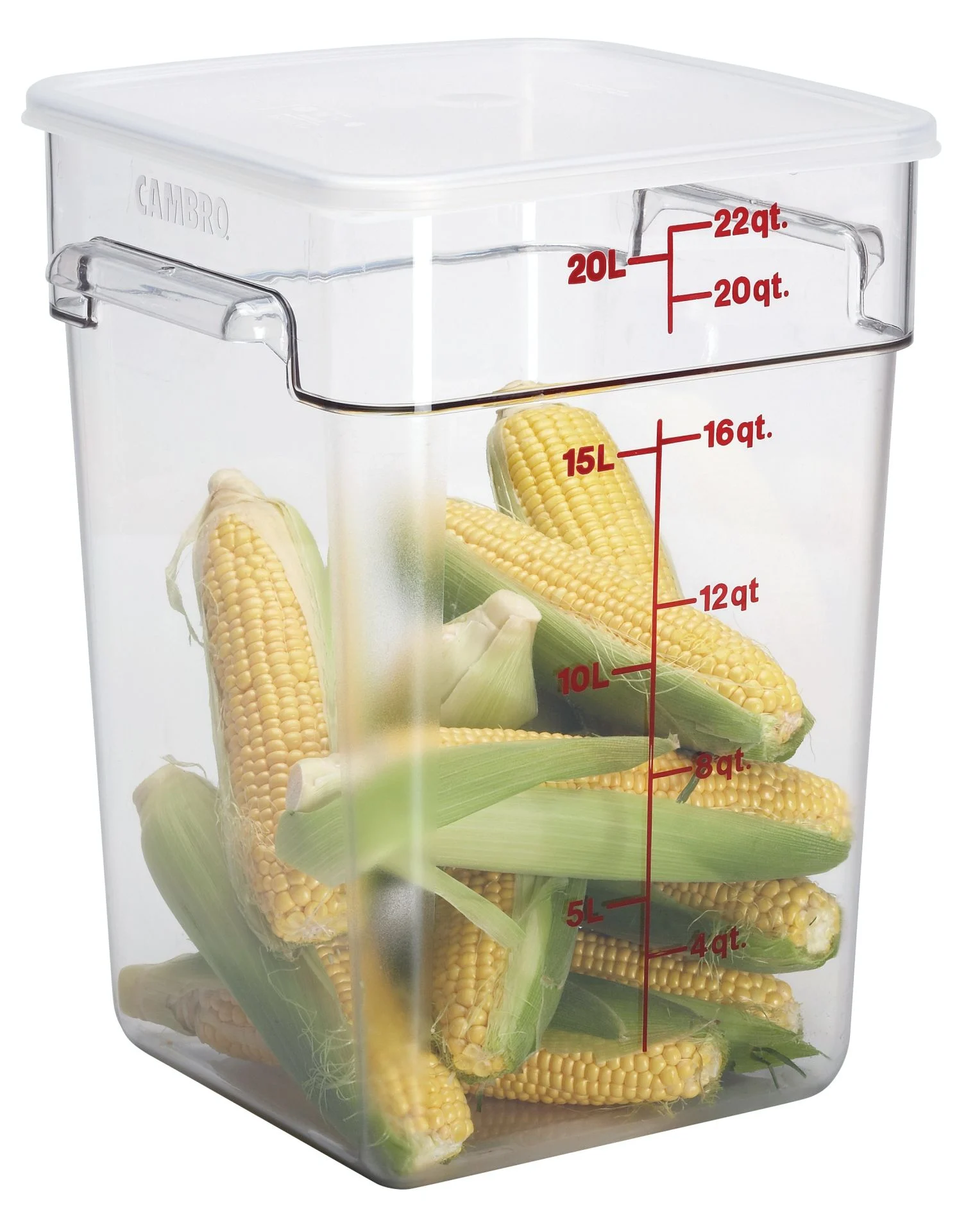 Cambro Camwear® Camsquare® Gıda Saklama Kapları 11,4 lt