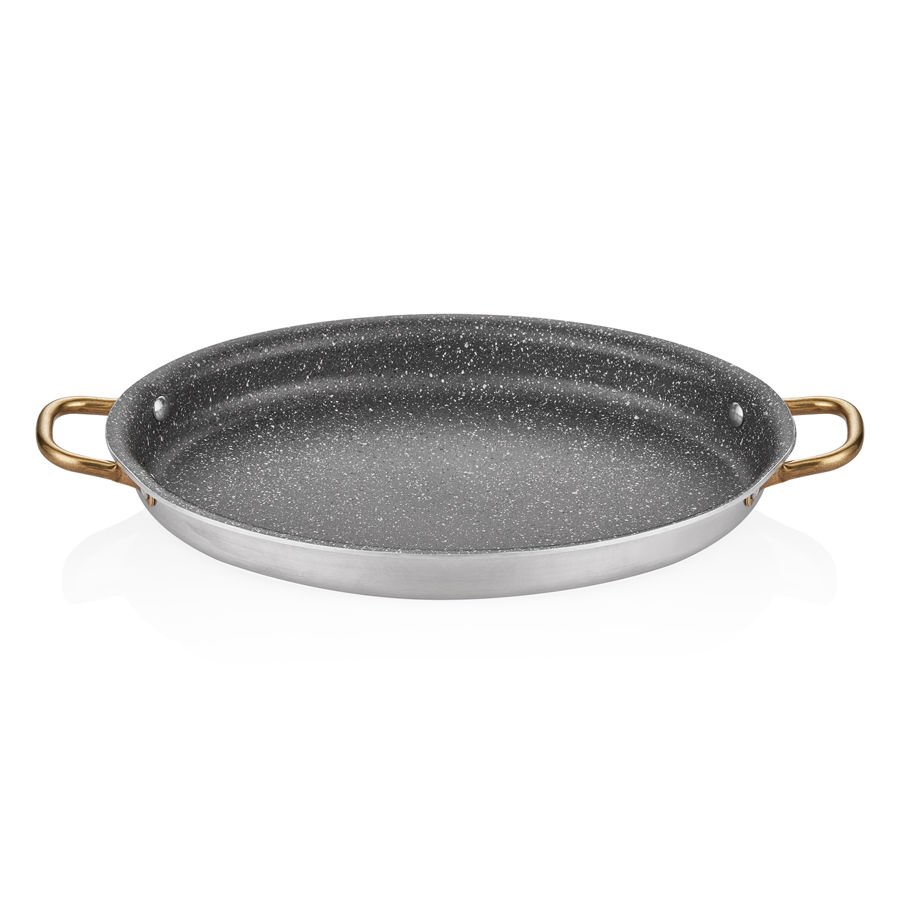 Altınbaşak Alu Granit Oval Omlet Tava 28x21x4 cm