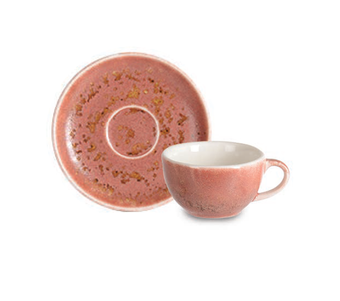 Rinart Porselen Rosa Ellipse Espresso Fincan Takımı 70 cc