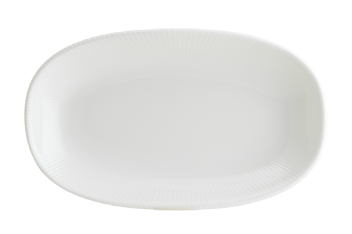Bonna Iris White Gourmet Oval Tabak 24x14 cm
