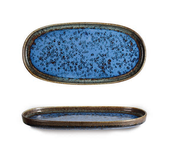 Rinart Porselen Pavona Ellipse Oval Tabak Derin 30 cm