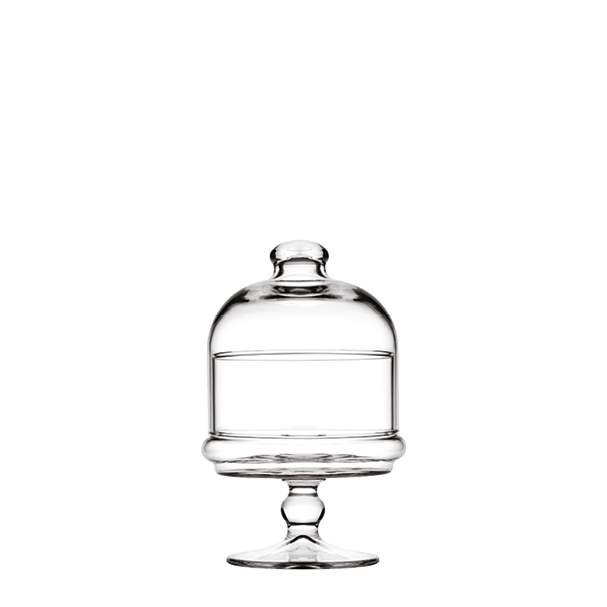 Paşabahçe Mini Patisserie Footed Serving Bowl with Lid 220 cc - 96878