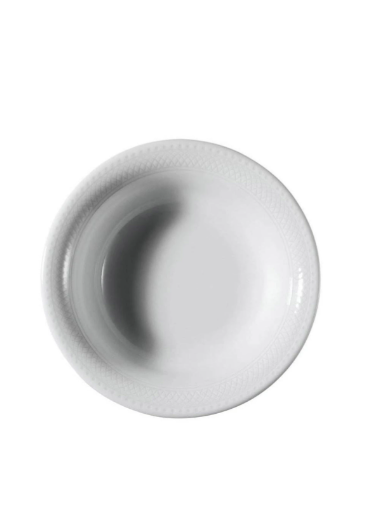 Kütahya Porselen Beyaz Zümrüt Kase 23 cm / 1200 cc