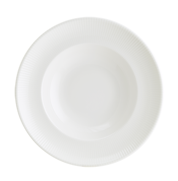 Bonna Iris White Gourmet Çukur Tabak 24 cm / 400 cc