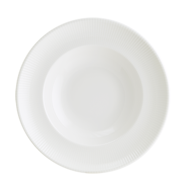 Bonna Iris White Gourmet Çukur Tabak 27 cm / 450 cc