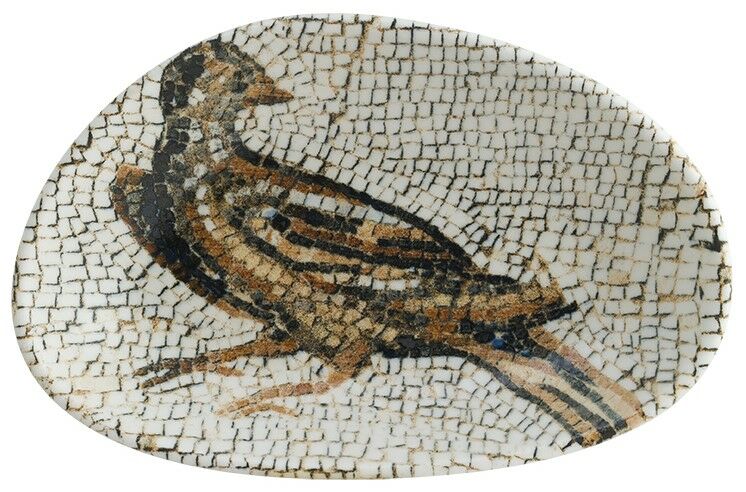 Bonna Mesopotamia Bird Vago Oval Boat Plate 15 cm / 130 cc