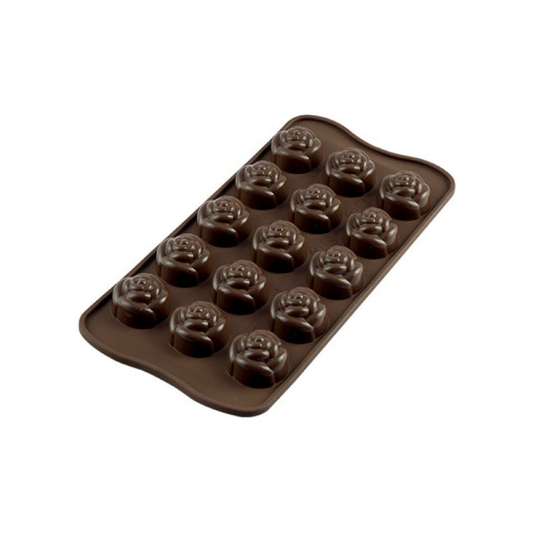 Silikomart Rose Silicone Chocolate Mold