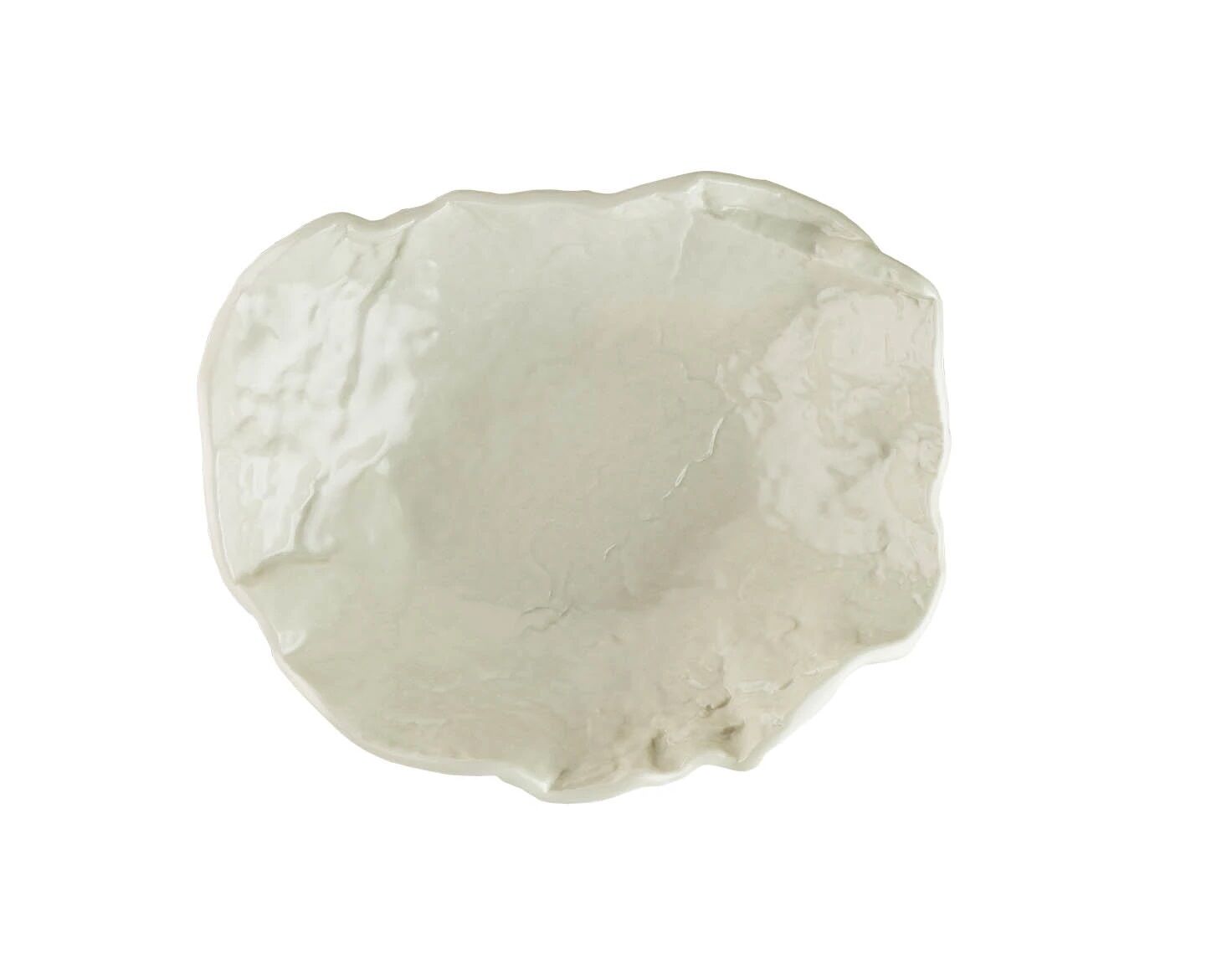 Kütahya Porcelain Nori Deep Plate Cream