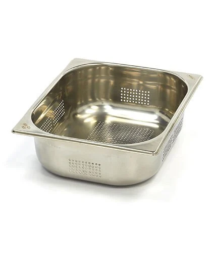 Bilge 1/2 Paslanmaz Süzgeçli Gastronom Küvet 10 cm