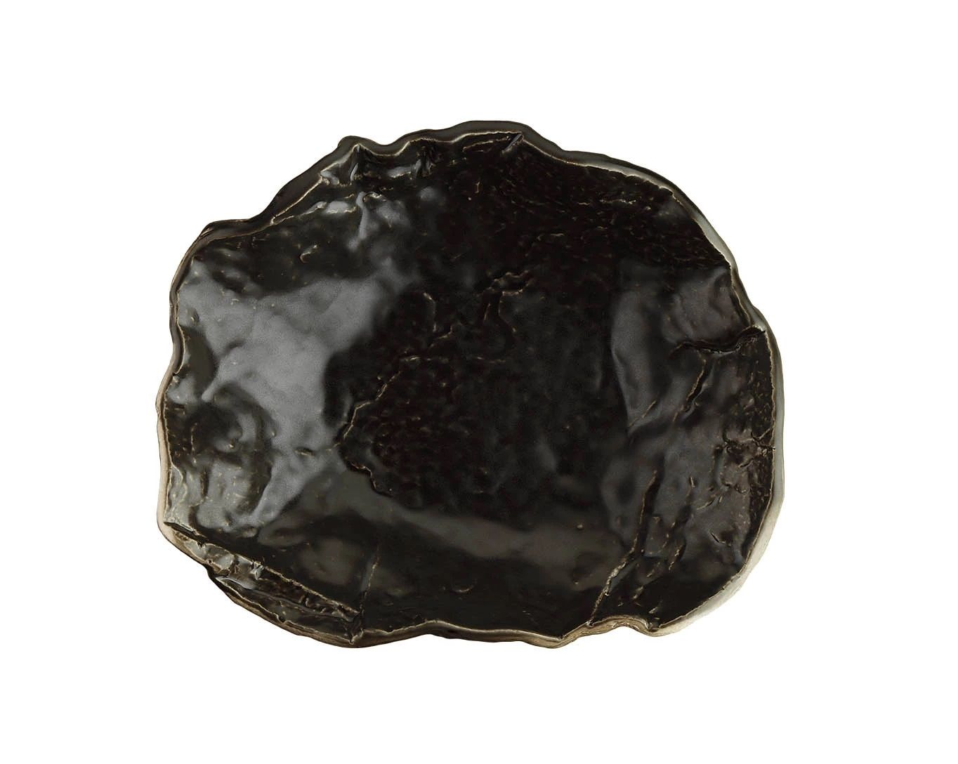 Kütahya Porcelain Nori Flat Plate Black