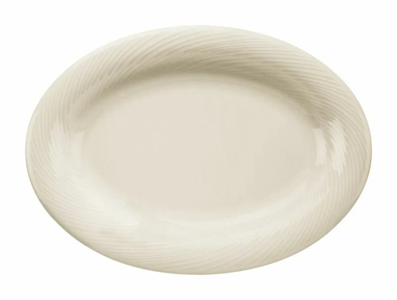 Kütahya Porselen Bone Sempre Kayık Tabak 28 cm