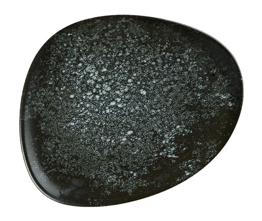 Bonna Cosmos Black Vago Düz Tabak 19 cm