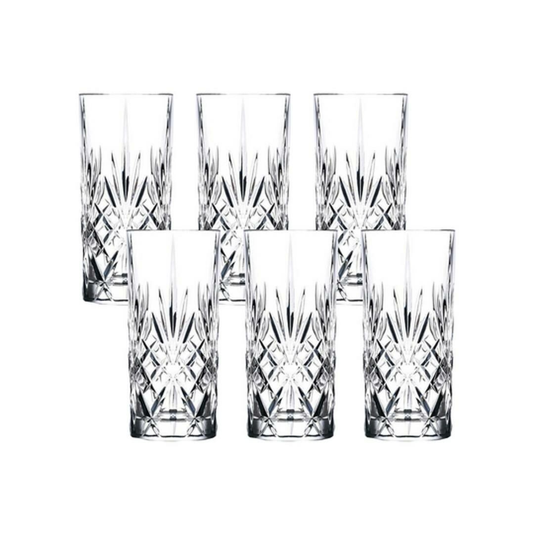 RCR Melodia 6'lı Meşrubat Bardağı Takımı - 350 ml
