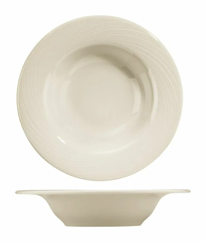 Kütahya Porselen Bone Sempre Çukur Tabak 22 cm
