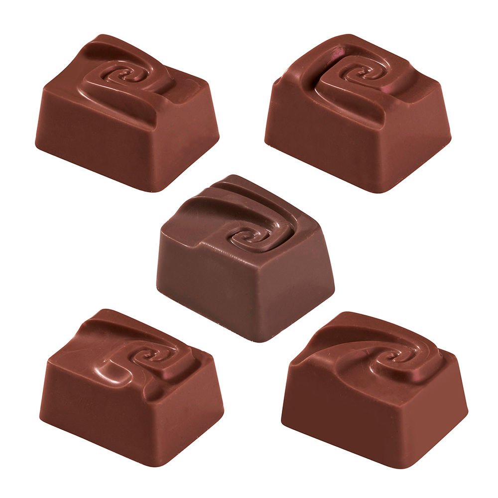 Martellato Spiral Rectangular Chocolate Mold - 1958