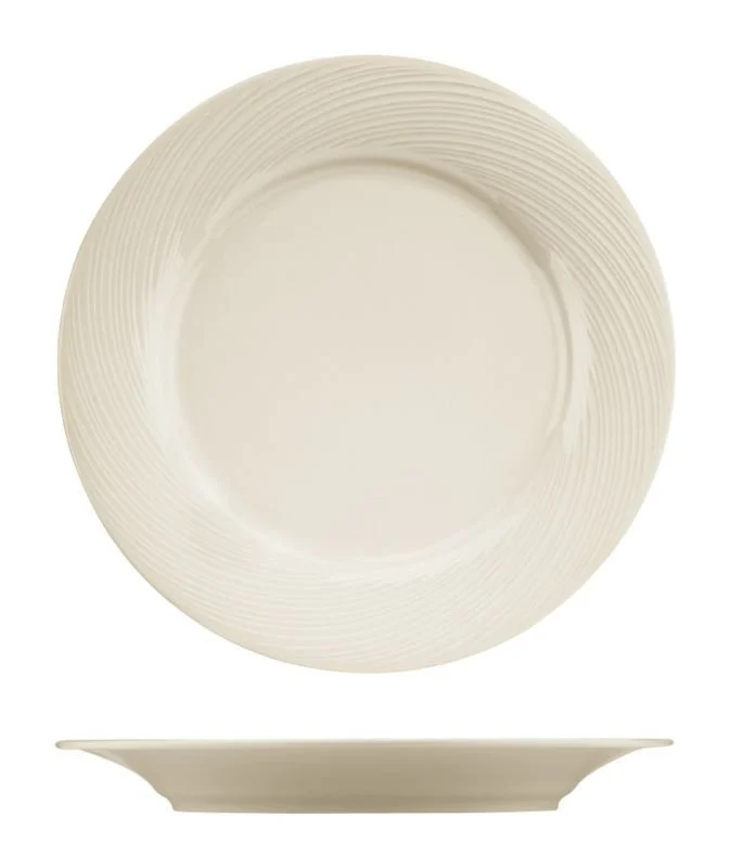 Kütahya Porselen Bone Sempre Düz Tabak 23 cm