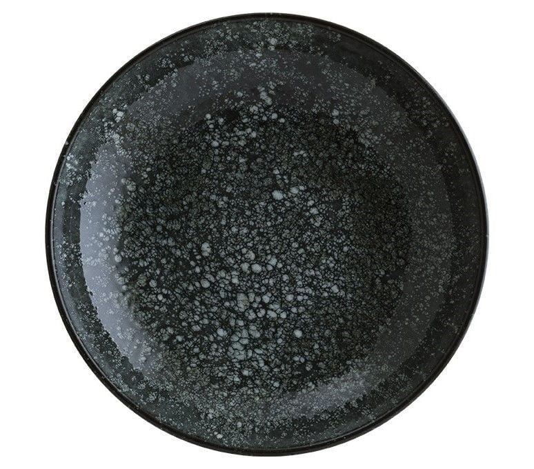 Bonna Cosmos Black Bloom Çukur Tabak 25 cm / 1300 cc