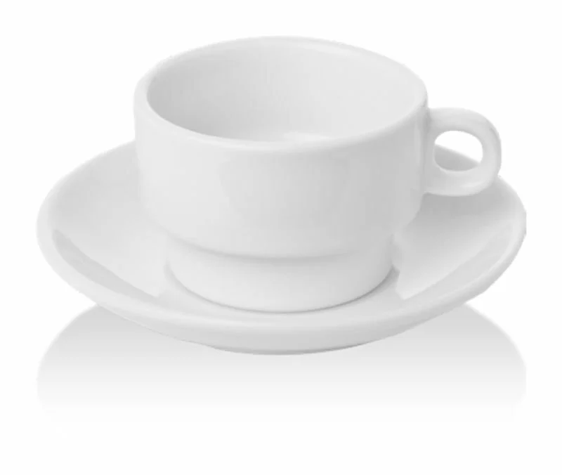 Güral Porselen Barista Kahve & Çay Fincanı ve Tabağı 160 cc