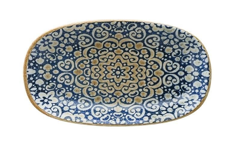 Bonna Alhambra Gourmet Oval Kayık Tabak 19x11 cm