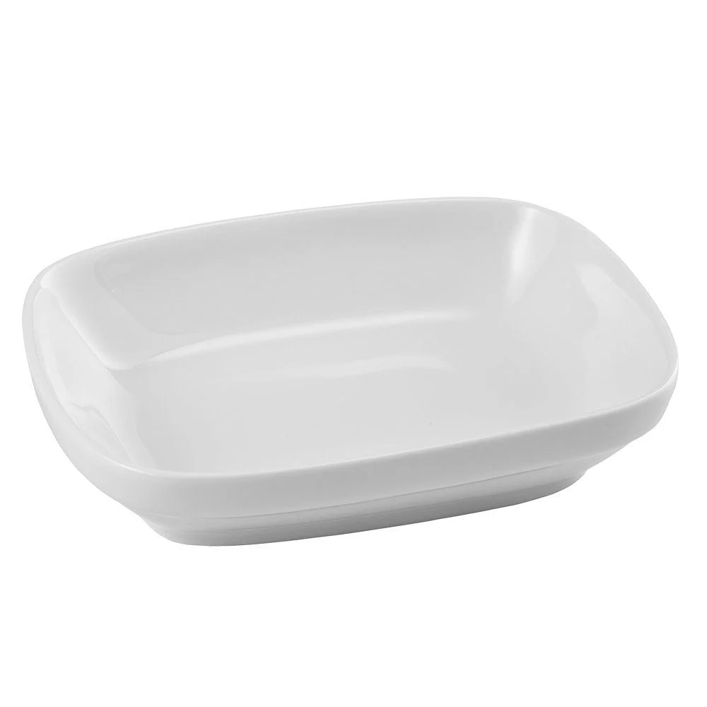 Jumbo Porselen Frame Kare Salata Tabağı 14 cm